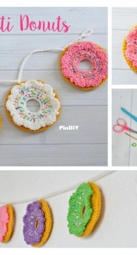 Jennifer Q - Jennifer Quinones - Funfetti Donuts Garland - Free