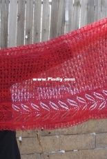 Madeira Leaf & Mesh Stole by Donna Druchunas