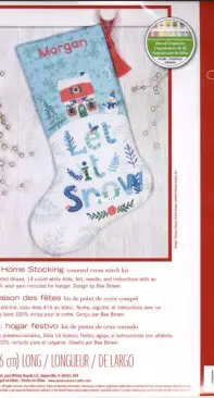 Dimensions 70-08975 - Holiday Home Stocking
