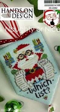 Hands On Design hd-217 - Secret Santa - Naughty or Nice PCS + XSD