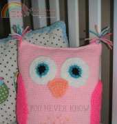Andrea Womack - Claras Owl Pillow