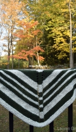Evergreen Shawl by Lauren Giroux-Free