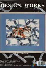 Design Works 1042 - Cat on Quilt