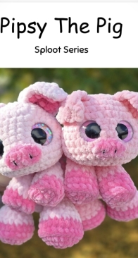 Snuggle Beans Crochet - Shannon Munro - Sploot Series: Pipsy the Pig