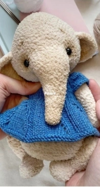 Funny Rabbit Toys - Daria Toys - Mishuta Shop - Alena / Daria Konurkina - Дарья Конуркина - Sonya the Elephant - Слоник Соня - Russian