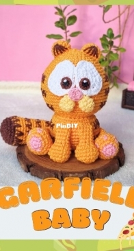 Amigurumi Manaus - Danea Dorneles - Garfield Baby - Portuguese