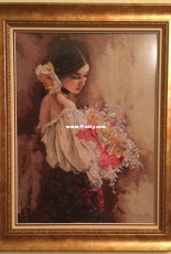 Woman with Bouquet