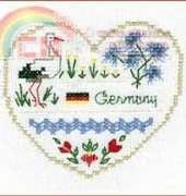 The Victoria Sampler IH-14 - Germany International Hearts