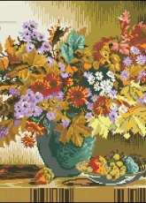 Wiehler 3514-4 Bunch of Autumn Flowers xsd + pcs