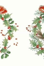 Bothy Threads XX14 - Robin Wreath in XSD