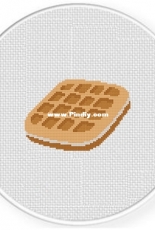 Daily Stitch Cross - Golden Waffle