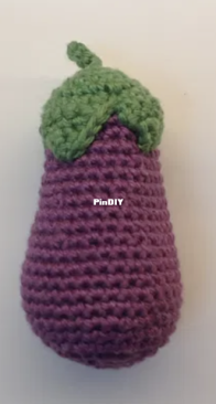 Crochet Eggplant/Aubergine