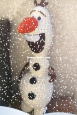 One Dog Woof - ChiWei Ranck - Olaf from Frozen crochet amigurumi - Free