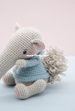 The Little Hook Crochet - Little Aqua Girl - Bubbles and Bongo - Erinna Lee - Antony the Anteater