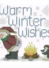 Waxing Moon Designs ML8 Warm Winter Wishes, Christmas
