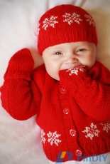 Little Snowflake Cardigan by Torya Winters