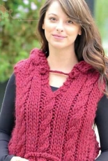Hooded Magnum Vest by Susie Bonell -Free