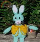 Aussie Jean: Easter Bunny shelf/computer Knit Pattern