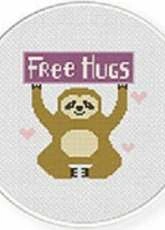 Daily Cross Stitch - Free Hugs