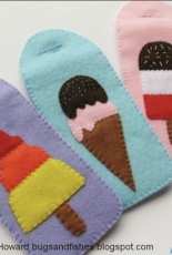 Laura Howard - Ice Cream Phone Case Felt Pattern
