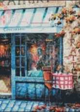 Intricate Cross Stitch - Cafe - Free