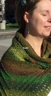 Earthbound Maiden Shawl by Bonne Gail-Free