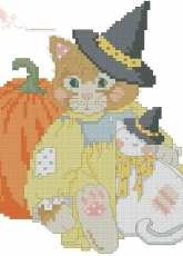 Gloria & Pat - Calico Kittens - Happy Halloween