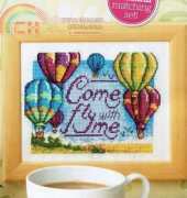 Hot Air Balloons by Durene Jones from The World of Cross Stitching TWOCS 154 XSD