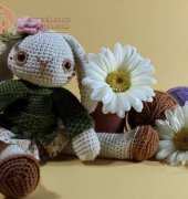 Dawn Toussaint - Bronwen in Her Crocheted Pullover