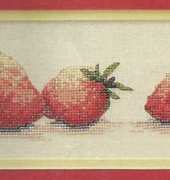 Strawberries from Just Cross Stitch, April 1990