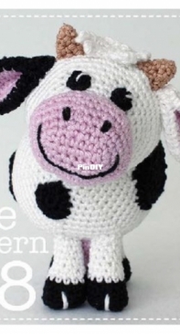 My Crochet Chums - Pia Simpson - Lockdown Ami Challenge - Number 58 - Dairy Cow - Free