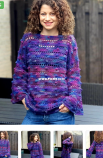 Hobbii Friends - Catalina Ungureanu - Grape Squish Sweater - Dutch - Free