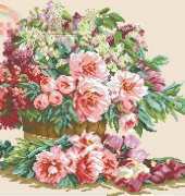 Lanarte 34806 Boquet of lilac and peonies xsd
