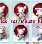 Zodiac Gurumi - Amigurumi Doll Pattern - Zodiac Rat Kitty