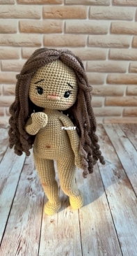 Crochet bunnies - Soni toys - Irina Tarasova - Ирина Тарасова - Nessie doll - Кукла Несси - Russian