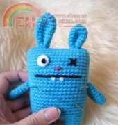 Unikatissima - Ugly Bunny Pincushion and Bag Charm