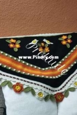 Flower shawl inspired  of Adinda Zoutman designer