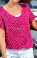 Zinnia Top by Claudia Wersing - English, German