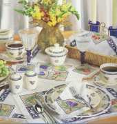 StitchWorld X-Stitch 03-157L - Sunbury Grove Table Linen Collection