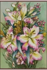 Chimera -Bouquet of pink lilies