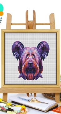 Awesome Pattern Studio - CS2313 - Mandala Skye Terrier XSD