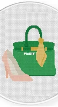 Daily Cross Stitch - Fashion Handbag and Pumps Cross