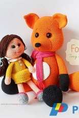 Amigurumi Aşkına - Tiny Mini Design - Demet Karabayır - Fox Felix and Little Girl - Spanish - Translated