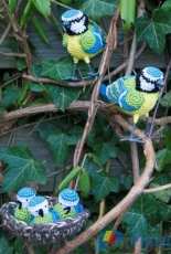 Miekscreaties - Blue Tit - English and German