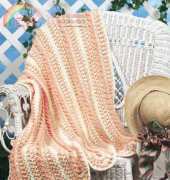 Peaches and Cream Throw by Daisy Watson