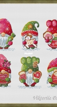 Christmas gnomes by Victoria Pakhomova XSD