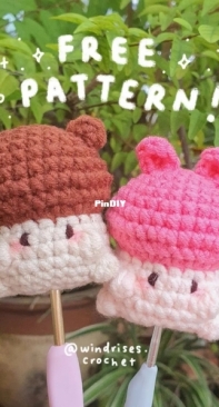 Windrises Crochet - Zoe - Barbenheimer Mushrooms - Free