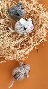 Billie Bosha - Express Pattern - Mouse in 5 Minutes - Russian - Free