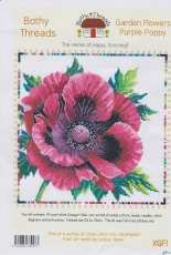 Bothy Threads XGF1 - Garden Flowers - Purple Poppy