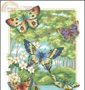 Dimensions - The Gold Collection 35223 Butterfly Forest XSD